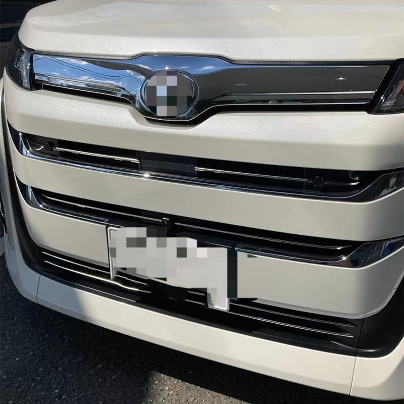 送料無料】ノア90系 22年モデル専用304不錆鋼製フロントグリル装飾バー