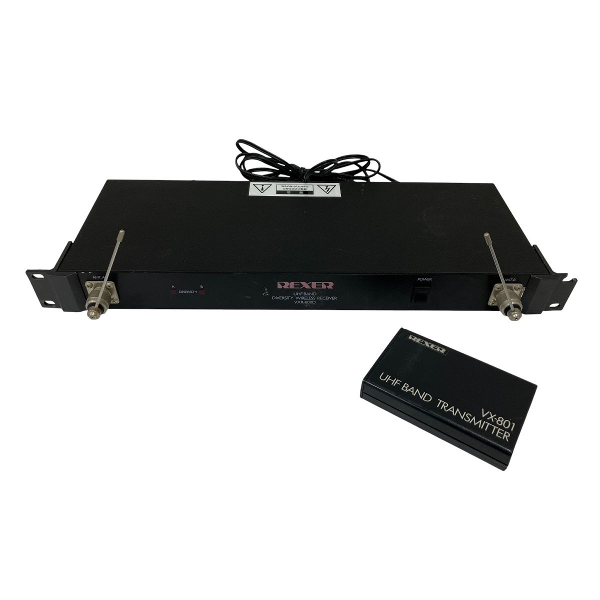 REXER VX 801 VXR 800 D ワイヤレスシステム レシーバー ギター ベース レクサー 音響機材