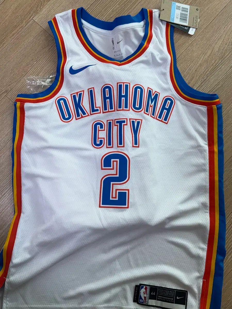 ナイキ オクラホマシティ サンダーズ シャイギルジアス アレキサンダー ホワイト ジャージ M