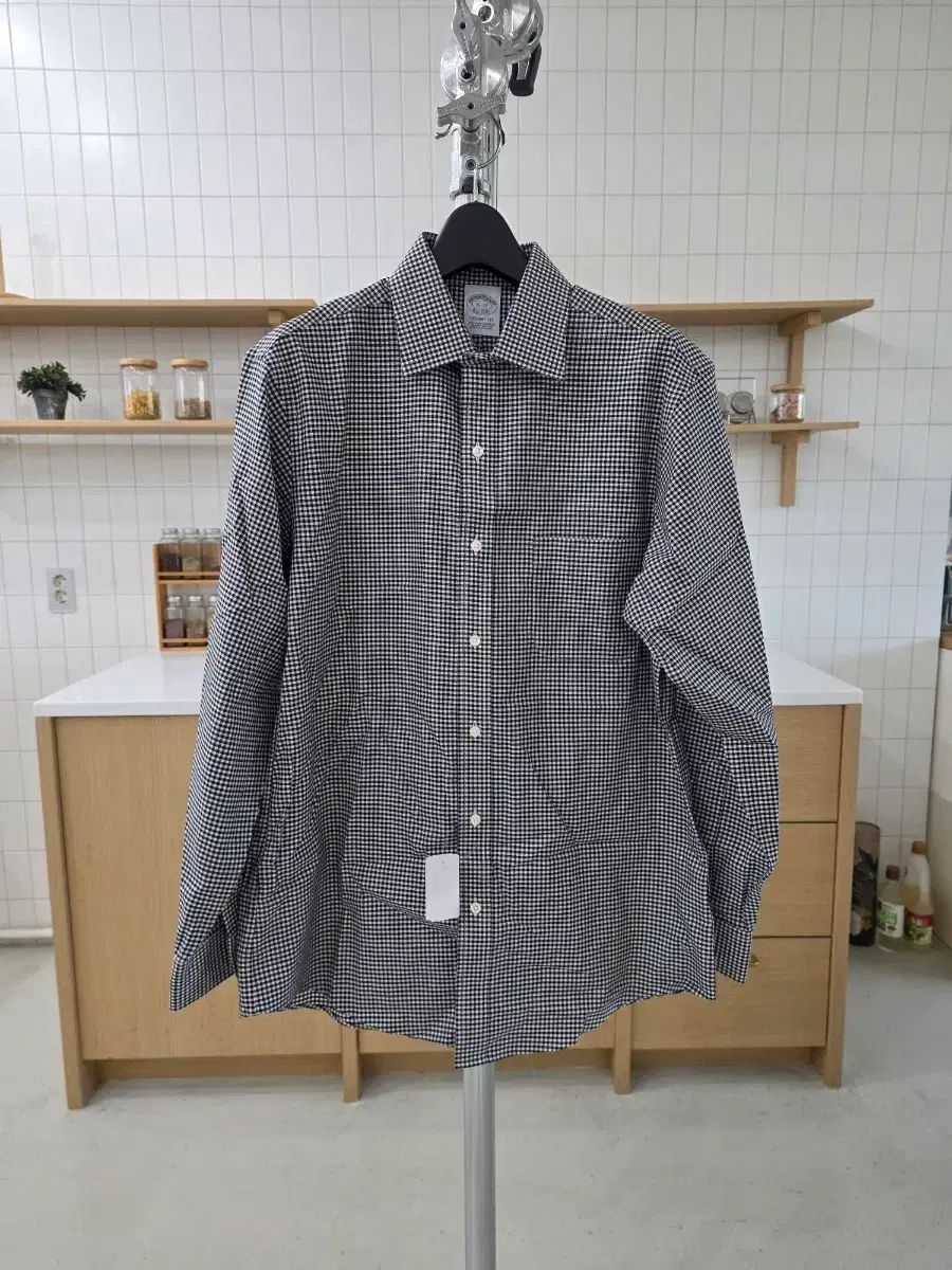 ブルックス ブラザーズ ギンガム ヘリンボーン CHECK シャツ 15-32 97 100 サイズ