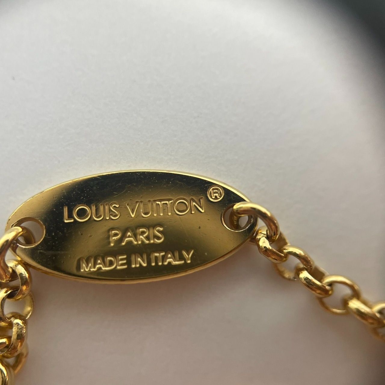 LOUIS VUITTON ヴィトン ネックレス パンダント LV ハート メッキ 