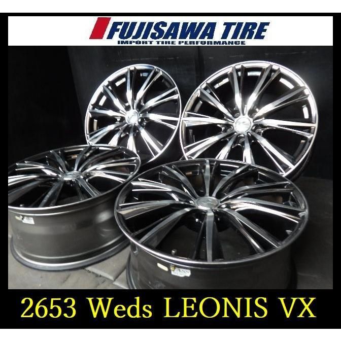 2653 Weds LEONIS VX 18 x 8 J 5穴 PCD 114 3 42 4本