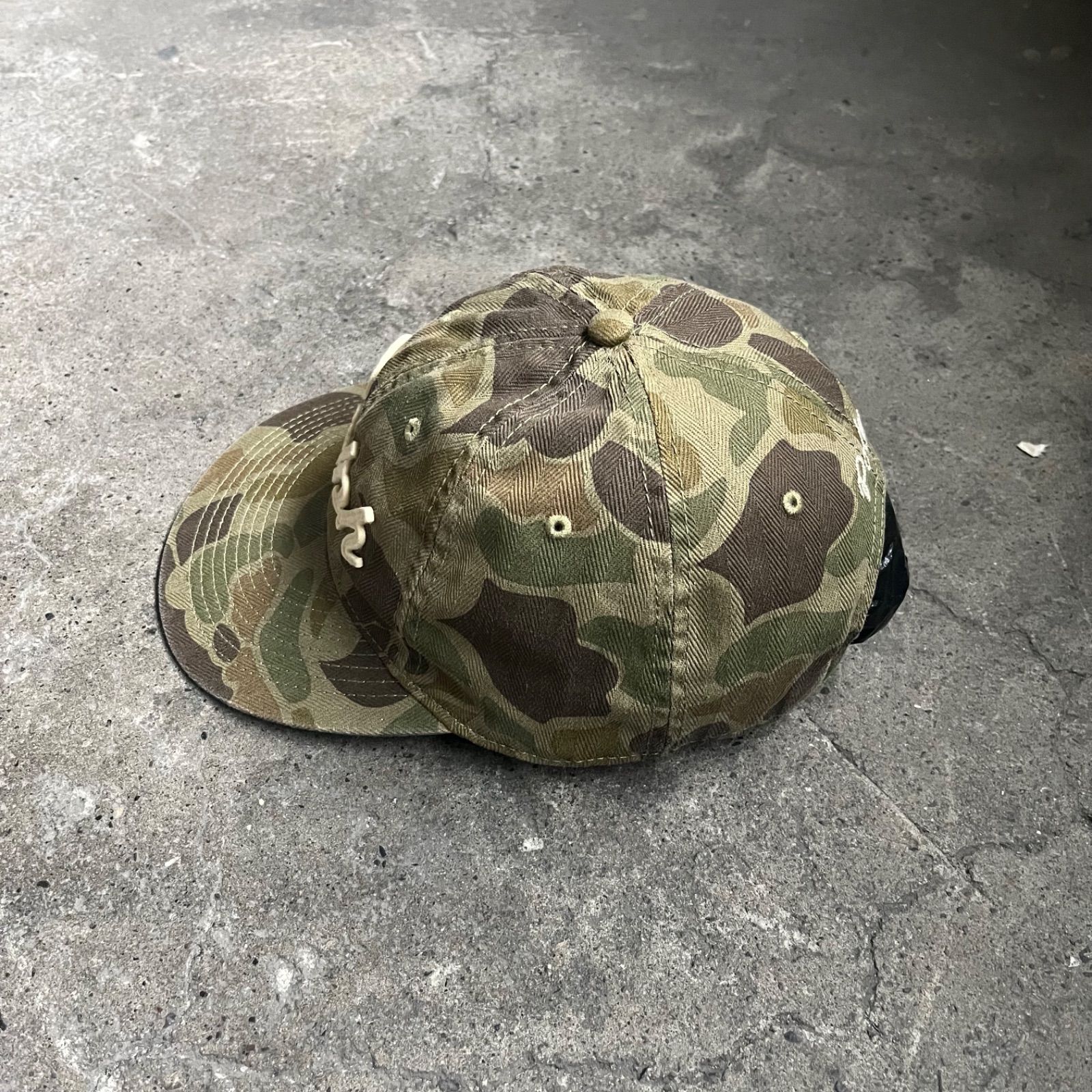 迷彩柄 Polo Ralph Laurenカモ ヘリンボーン ボールキャップ Ralph Lauren ラルフ ローレン 迷彩 カモフラ ヘリンボーン ボール