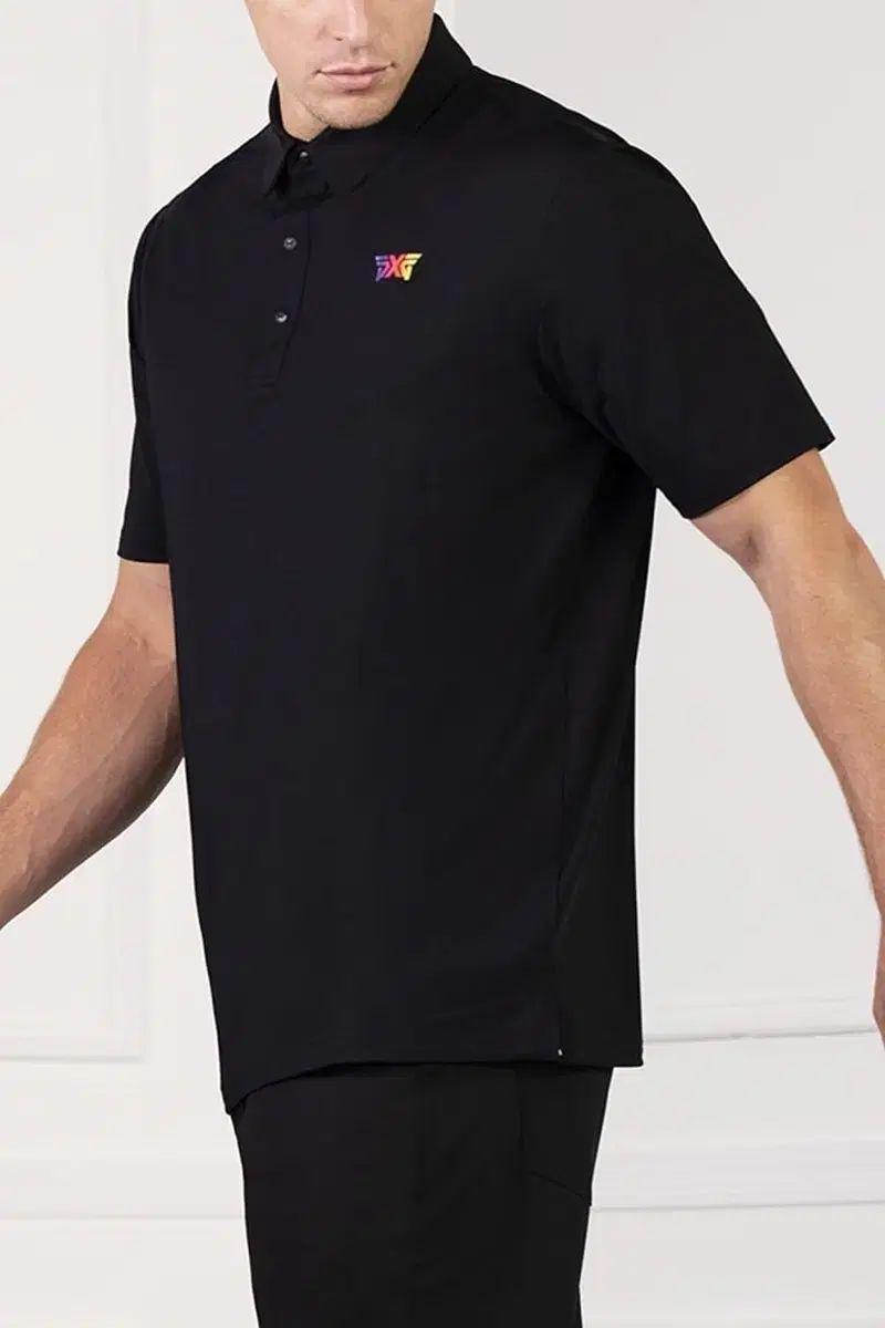 PXG メンズ モデル レインボー ゴルフシャツ