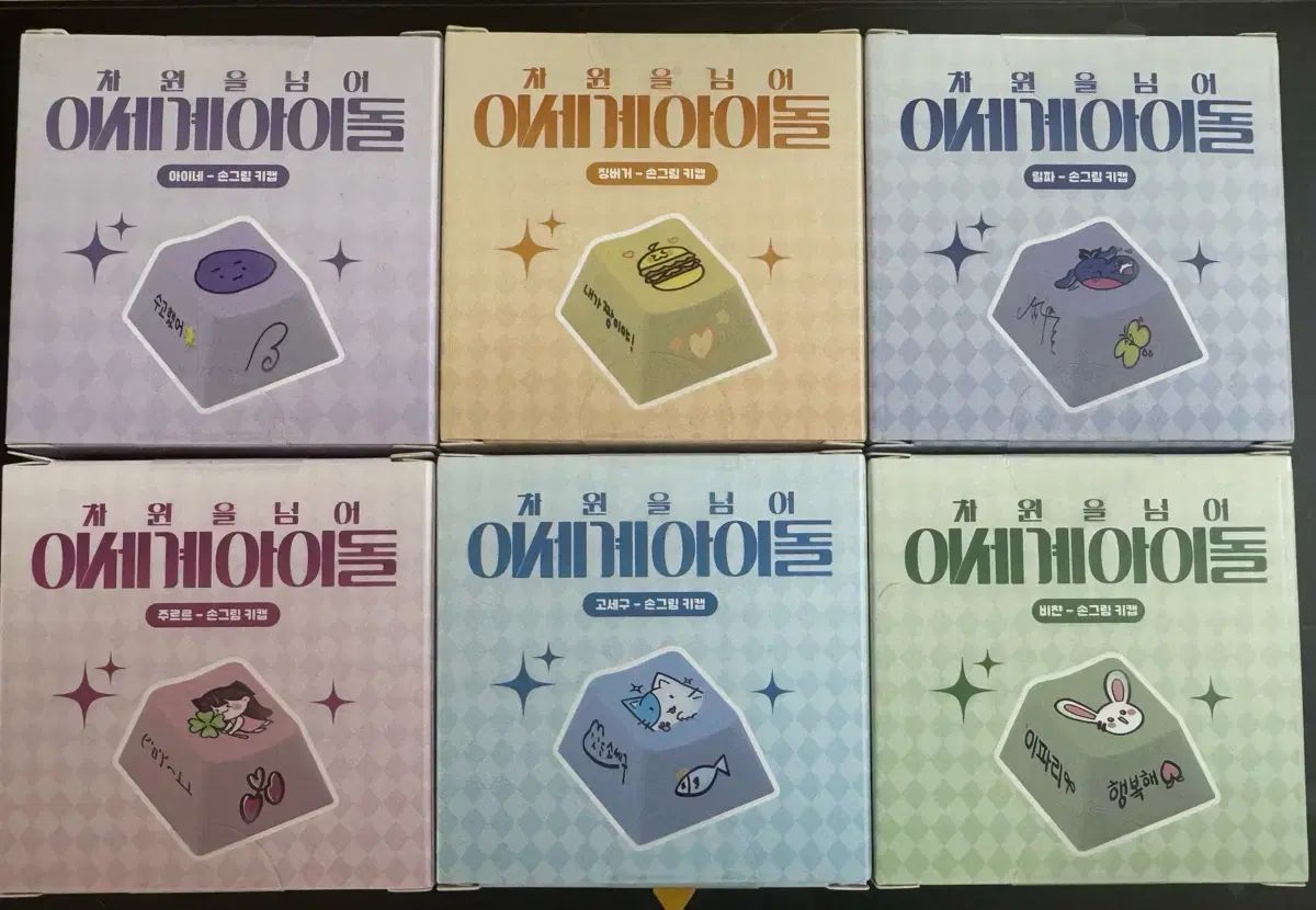 ISEGYE アイドル キーキャップ