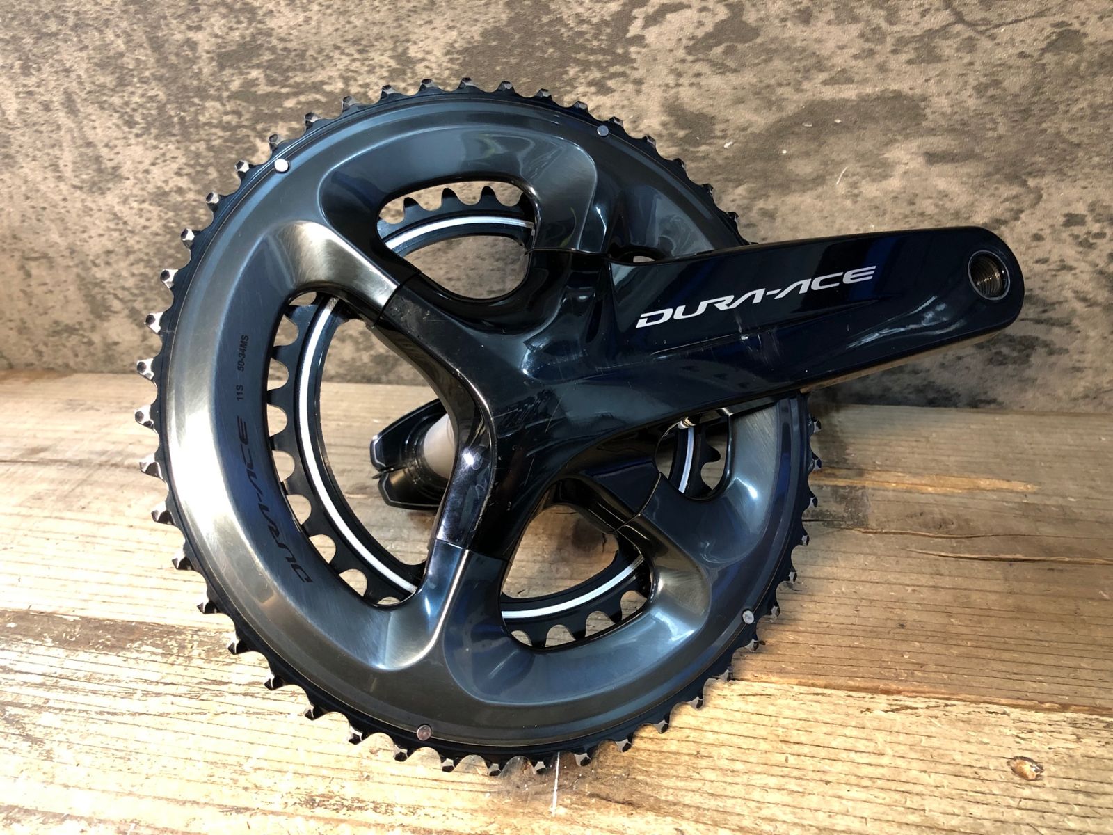 JO 477 シマノ SHIMANO デュラエース DURA ACE FC R 9100 クランクセット 165 mm 50 34 T リコール点検済み