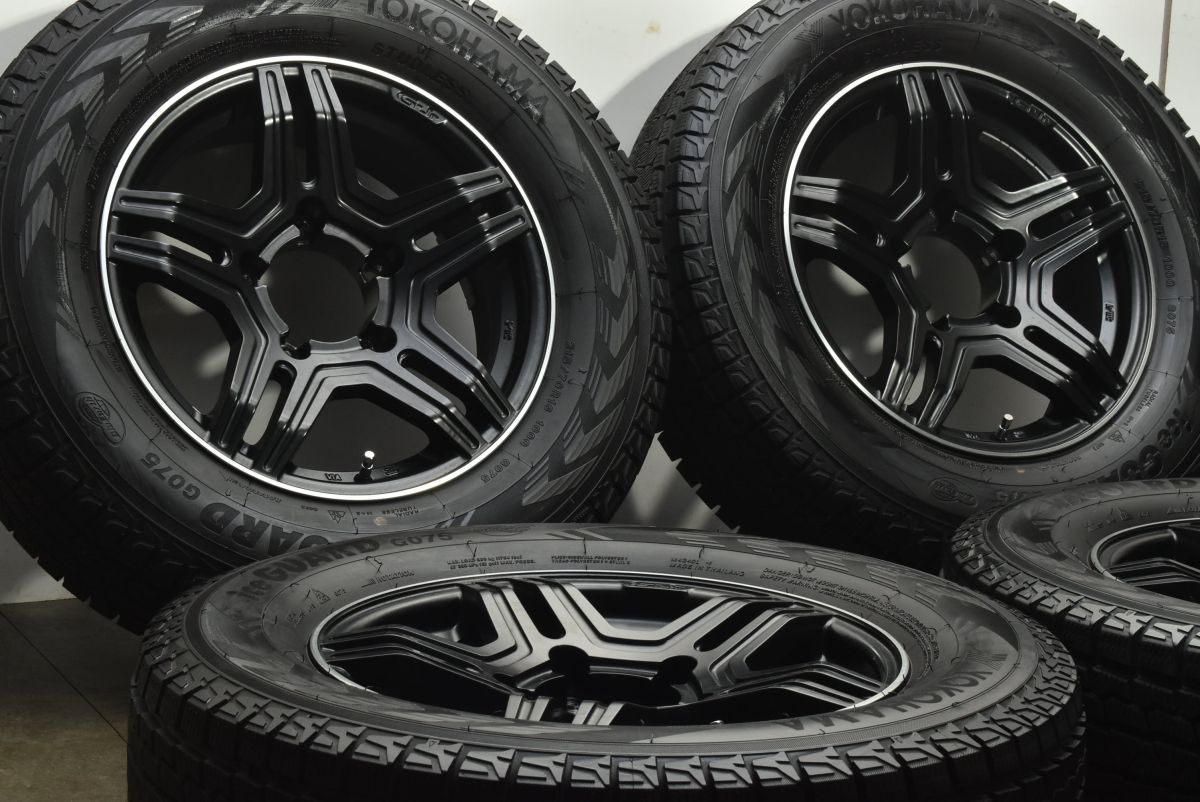 バリ溝 プレミックス グラバス Jr 16 in 5 J 0 PCD 139 7 ヨコハマ アイスガード G 075 215 70 R ジムニーシエラ ノマド