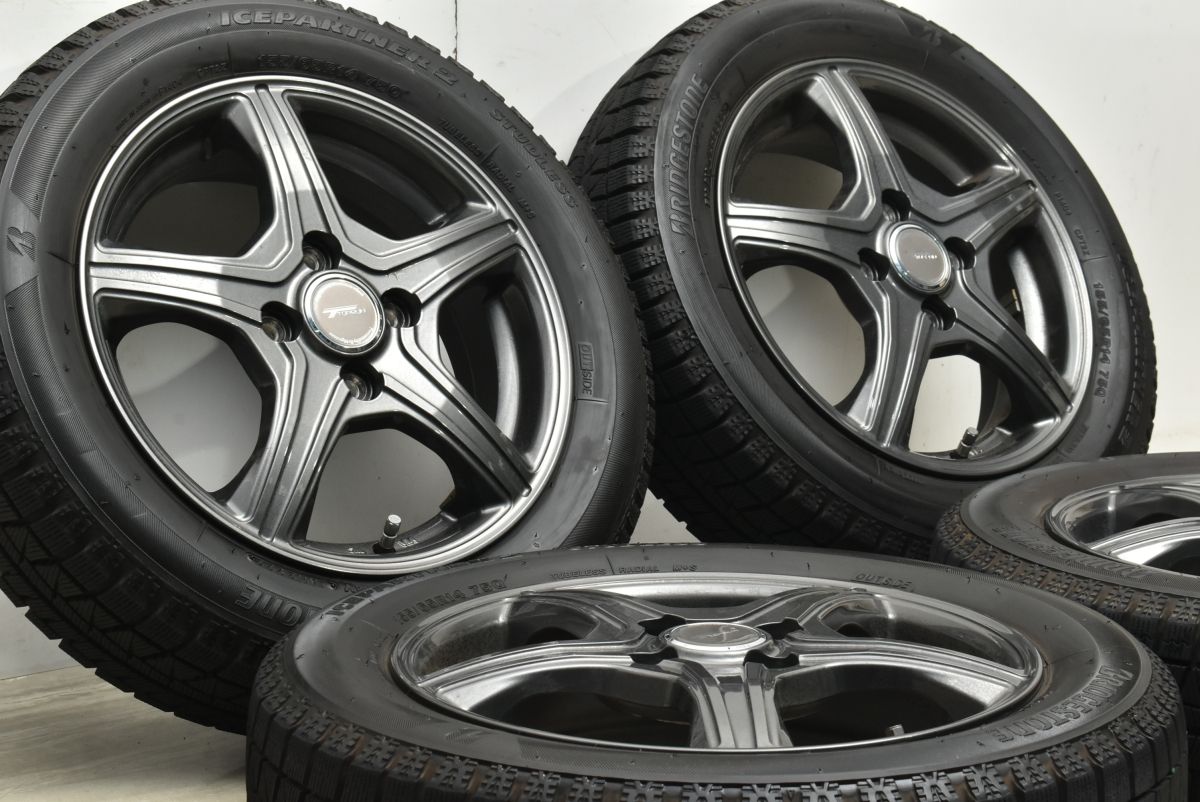 トップラン 14 in 4 5 J 45 PCD 110 ブリヂストン アイスパートナー2 155 65 R N BOX デイズ サクラ アルト ワゴンR ムーブ 可