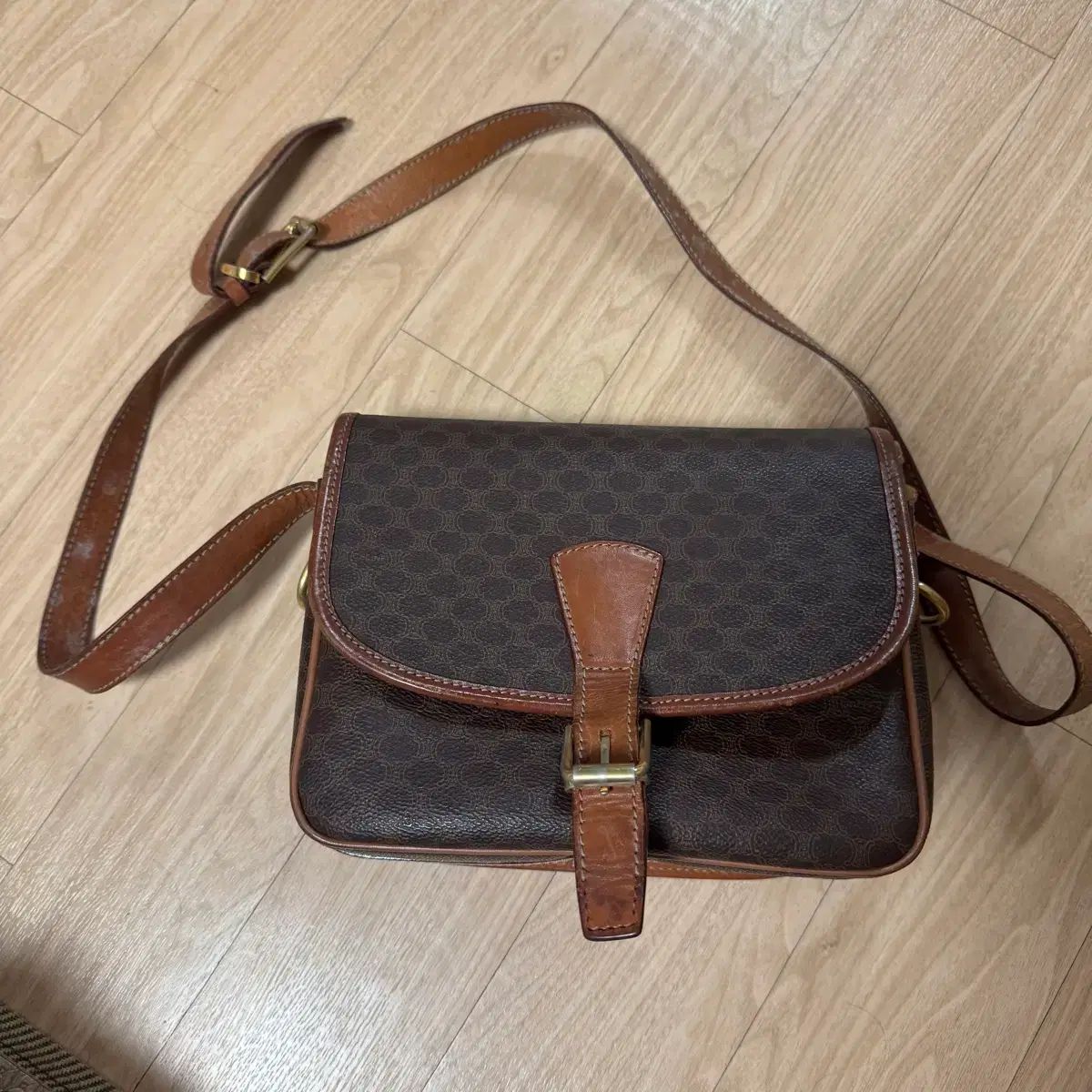 Celine セリーヌ マカダム クロスバック ヴィンテージ