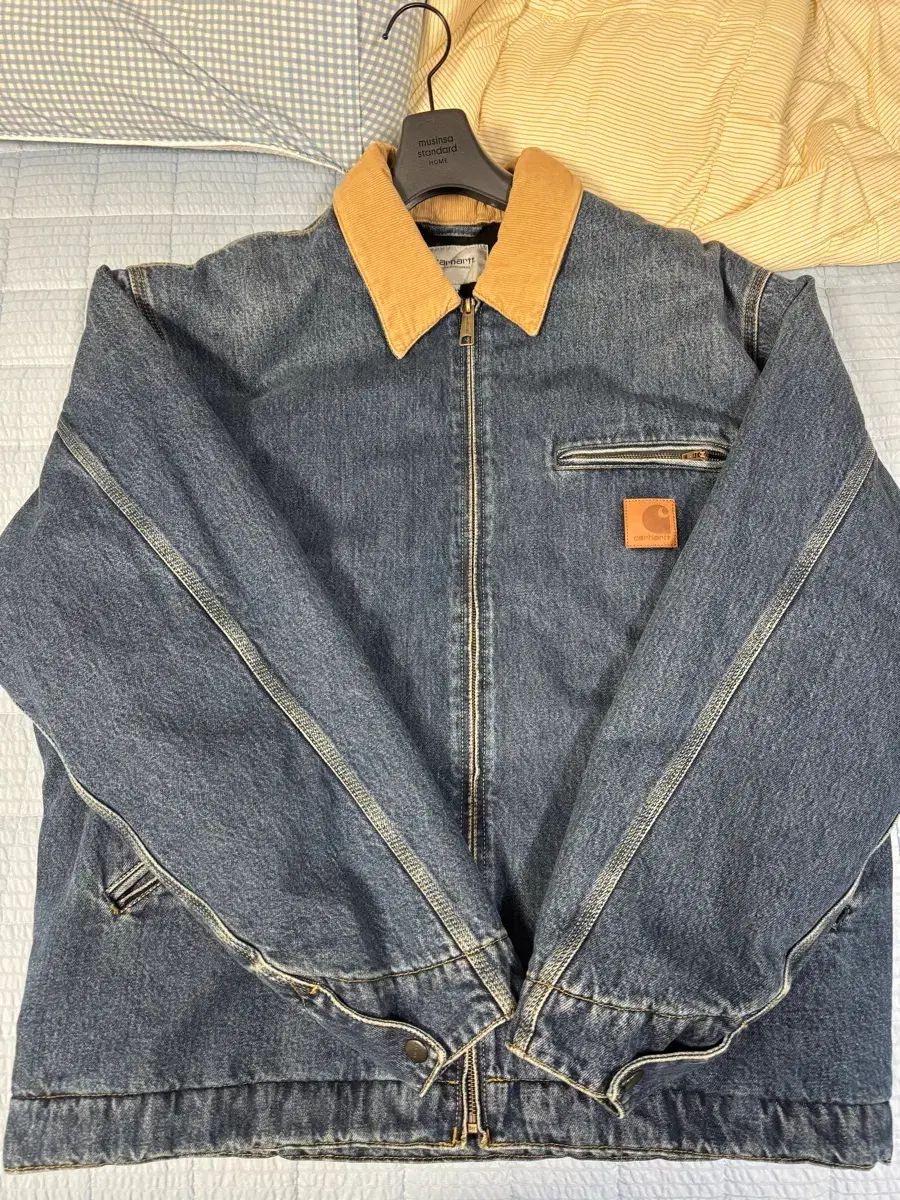 CARHARTT WIP カーハートダブリューアイピー デトロイト ジャケット XL ブルー ダスティブラウン