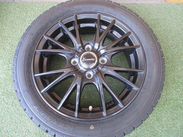み エクシーダ 165 55 R 14 スタッドレスタイヤ４本SET パレット ライフ ゼスト