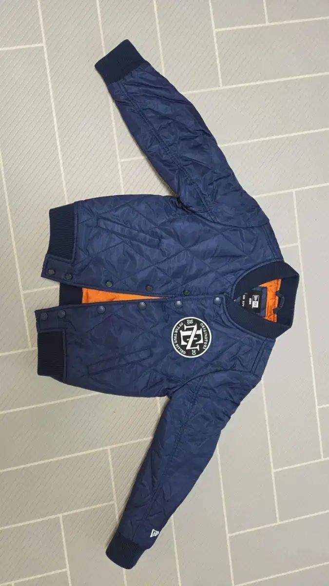 120 ERA ニューエラ キッズ ネイビー キルティング ジャケット