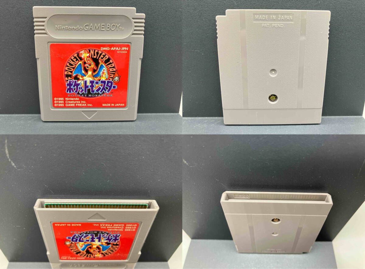  ポケットモンスター 赤 Nintendo ゲームボーイ GB POCKET MONSTER RED 箱 説明書 付き ソフト ゲームボーイ