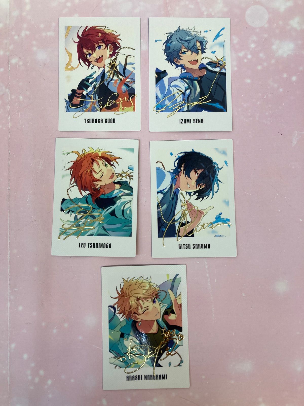 広店】あんスタ Knights ぱしゃっつ 9周年 レオ 泉 凛月 嵐 司 5種