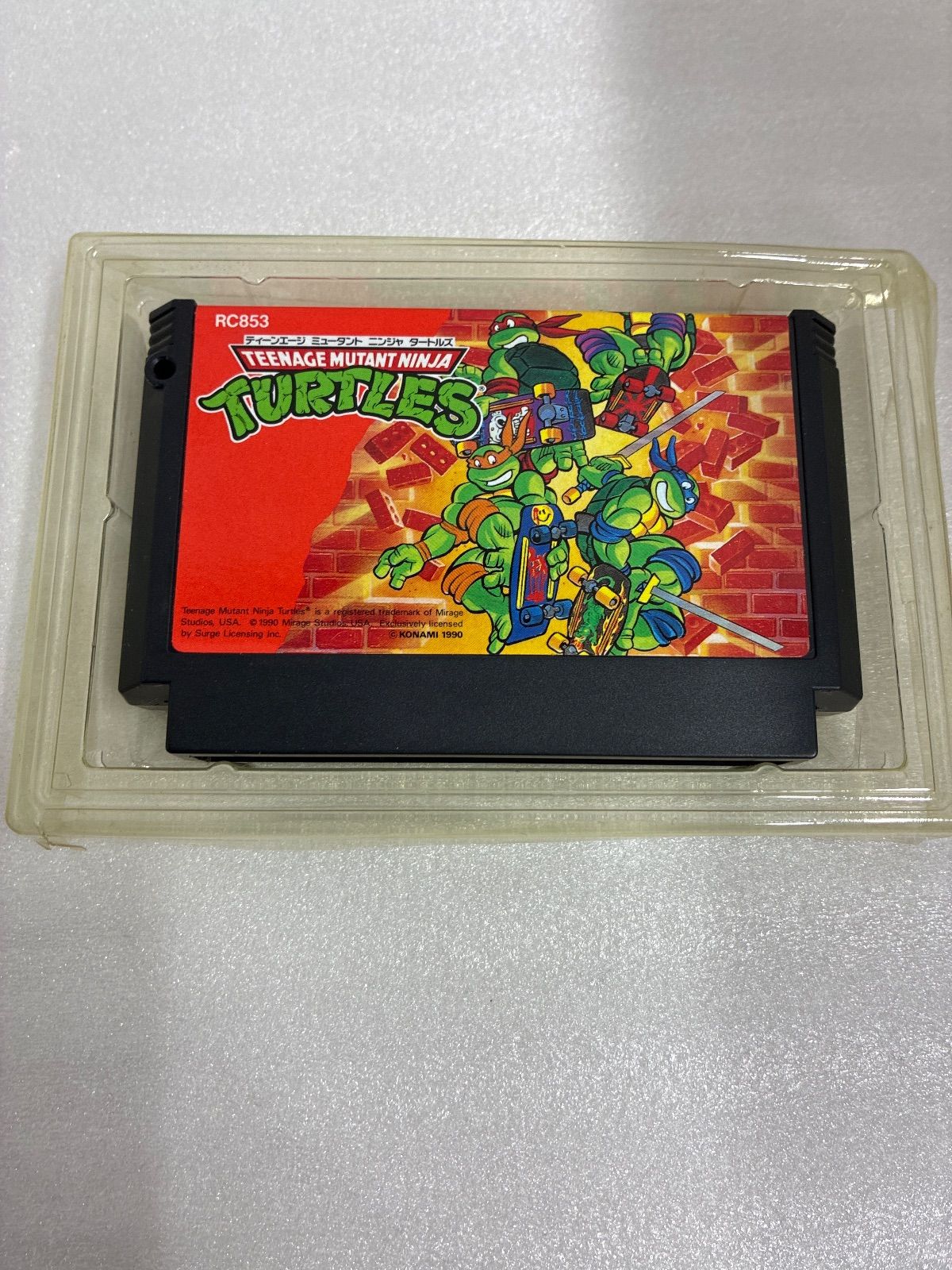 ファミコンソフト T.M.N.T. ティーンエイジ ミュータント ニンジャ タートルズ