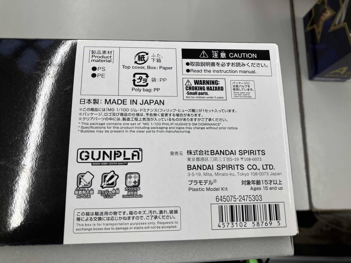 プラモデル バンダイ 1 100 RGM 79 DO ジム ドミナンス フィリップ ヒューズ機 MG 機動戦士ガンダム外伝 THE BLUE DESTINY