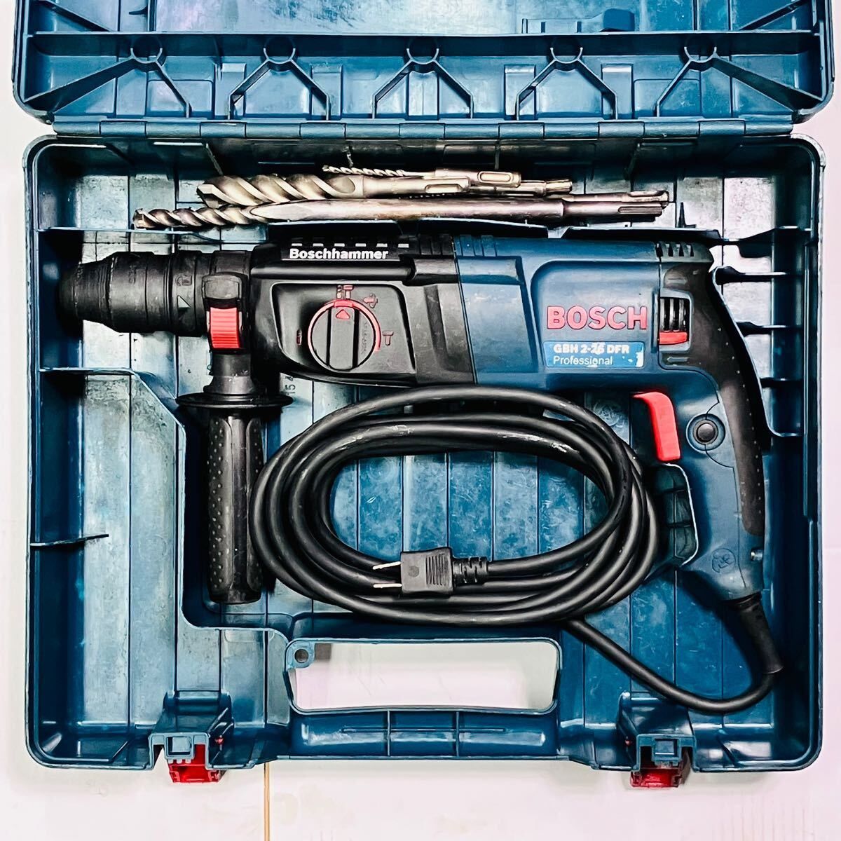 動作良好 BOSCH ボッシュ 26 mm ハンマドリル ハンマードリル GBH 2 DFR SDS 3モードビット ケース付き