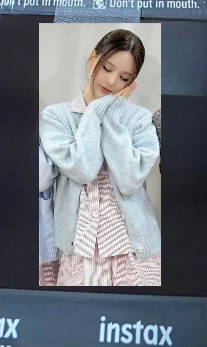 イズナ 방지민 サイン入りチェキ サイン入りポラロイド