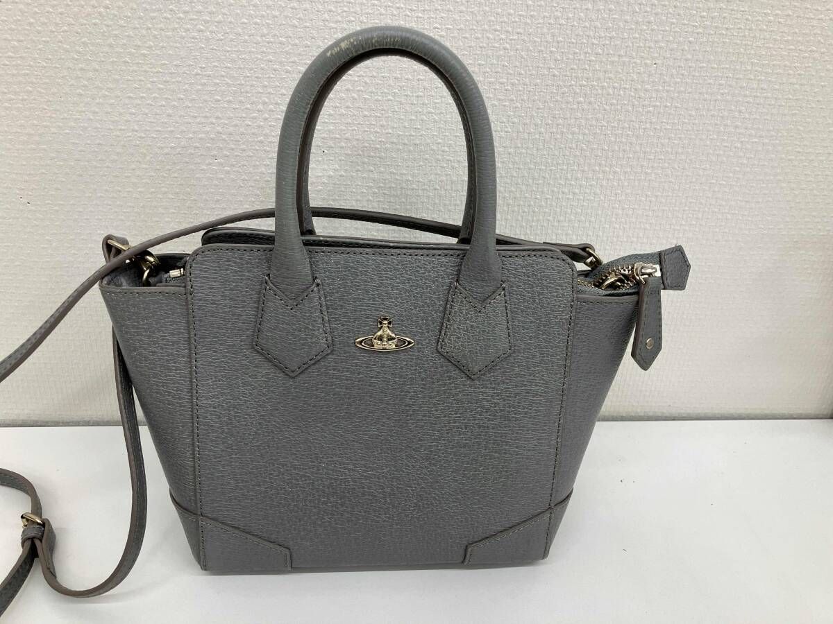未使用級✨ ヴィヴィアン オーブ ハンドバッグ 2way ショルダー レザー Vivienne Westwood ヴィヴィアンウエストウッド オーブ 2wayショルダー