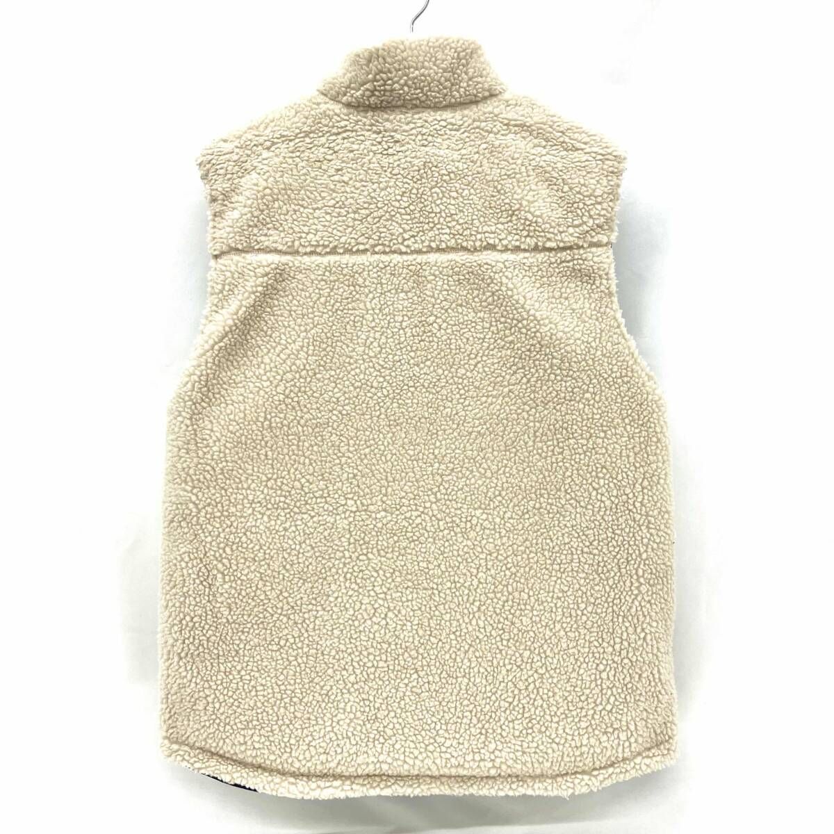 リバーシブルダウンベスト ブルー