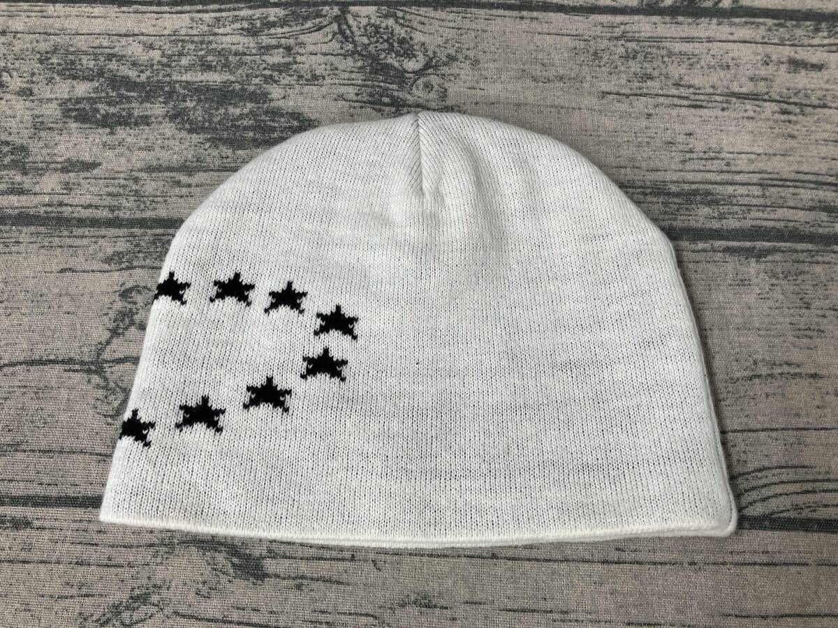AFB ニット帽 ビーニー ホワイト 星 STAR WHT サイズフリー
