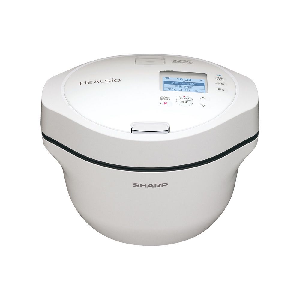 1206 B SHARP ヘルシオ ホットクック KN HW 16 G ホワイト