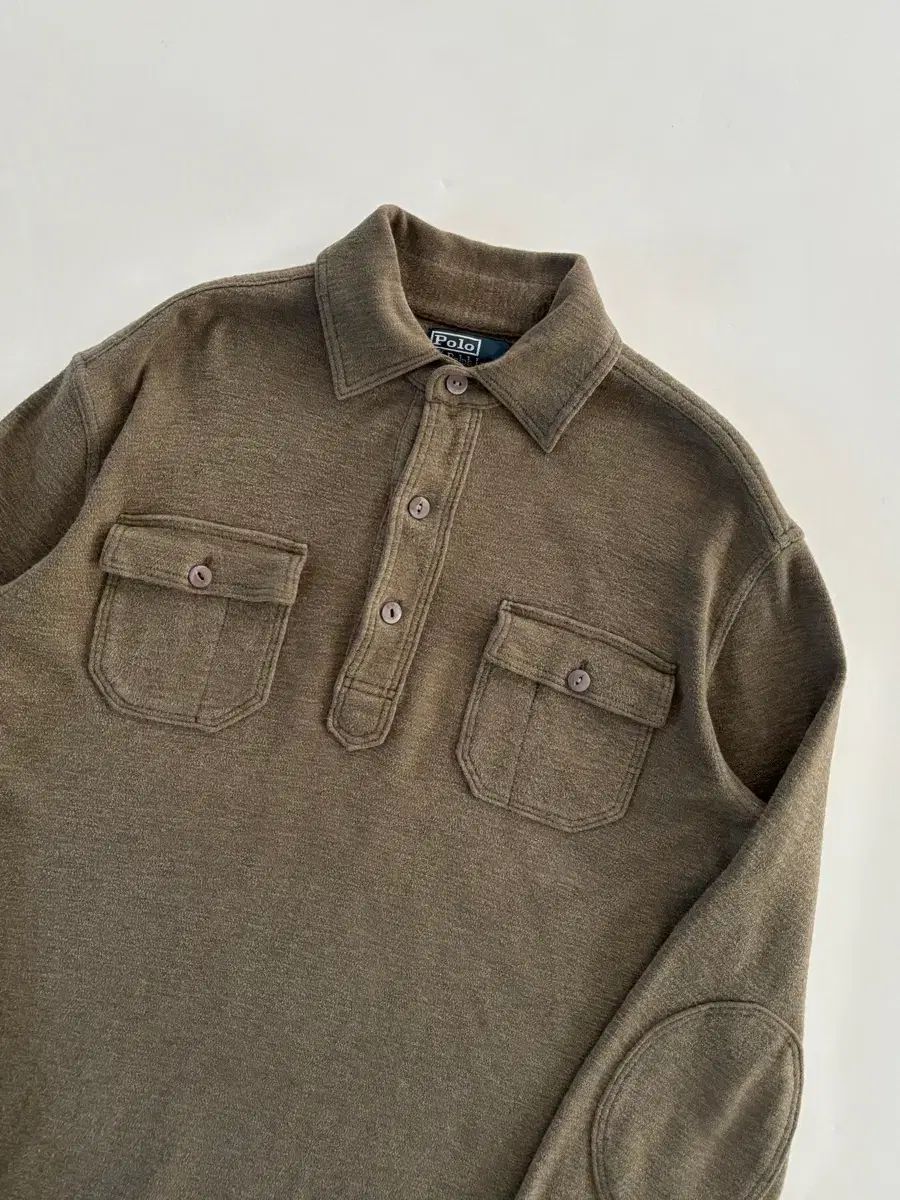 Polo ポロ ラルフローレン カーキ プルオーバー シャツ