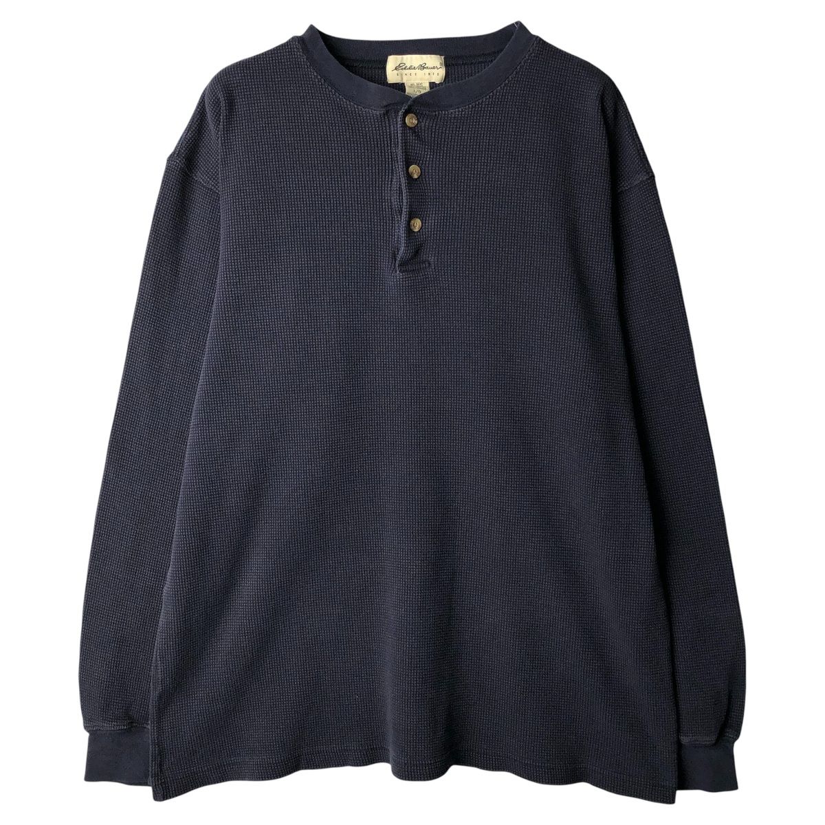 古着 エディーバウアー Eddie Bauer ヘンリーネック サーマルロンT