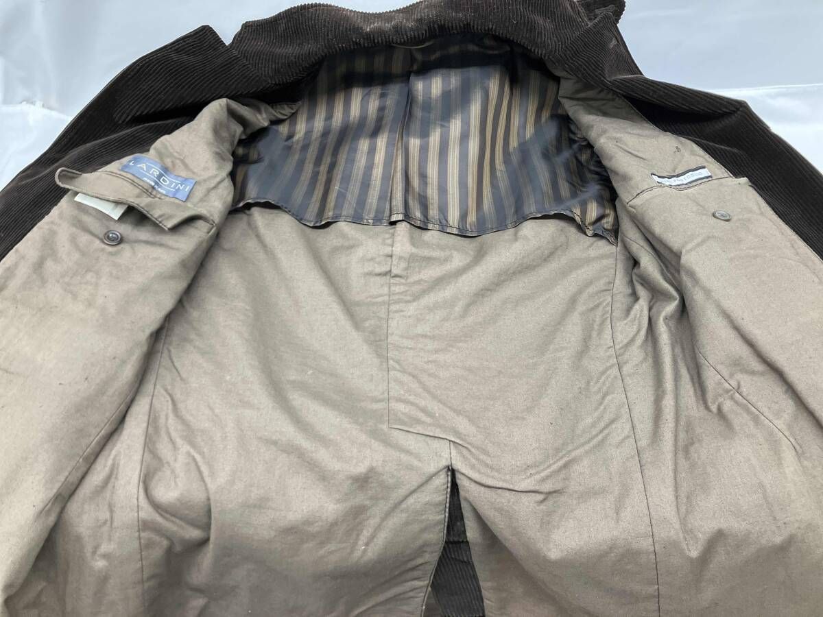 N*T様 LARDINI ブラウン コーデュロイ テーラードジャケット　Mサイズ LARDINI ブラウン コーデュロイ テーラードジャケット Mサイズ