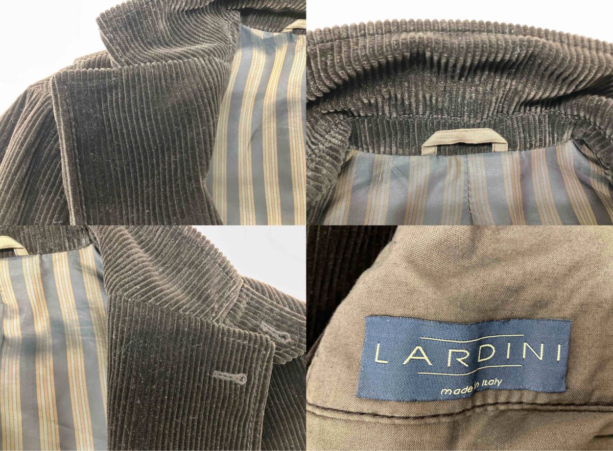 N*T様 LARDINI ブラウン コーデュロイ テーラードジャケット　Mサイズ LARDINI ブラウン コーデュロイ テーラードジャケット Mサイズ