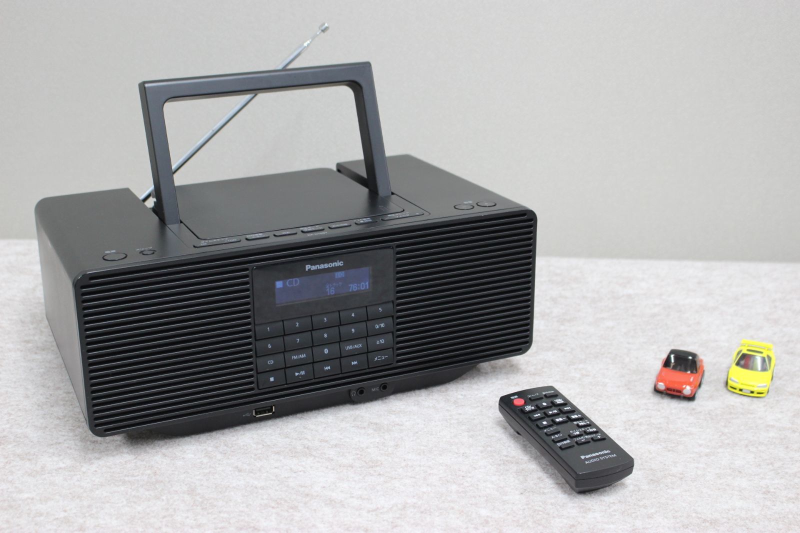 Panasonic日本語表記学習機能付CD USB BluetoothラジカセRX D 70 BTリモコン付