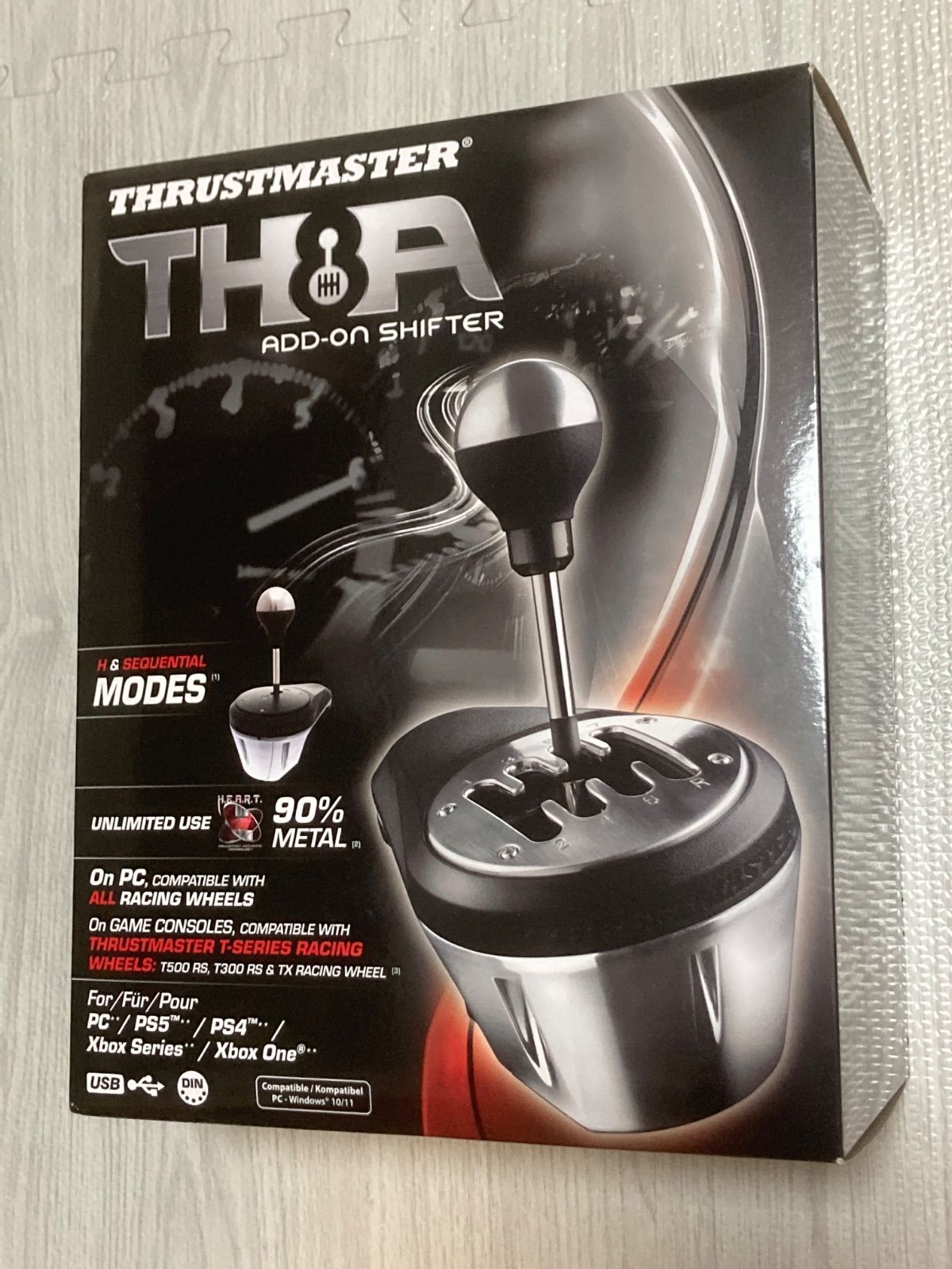Thrustmaster スラストマスター シフター TH 8 A Add On Shifter PS 5 4 Xbox Series X S PC T 300 500 GT 598 対応 レーシングゲーム