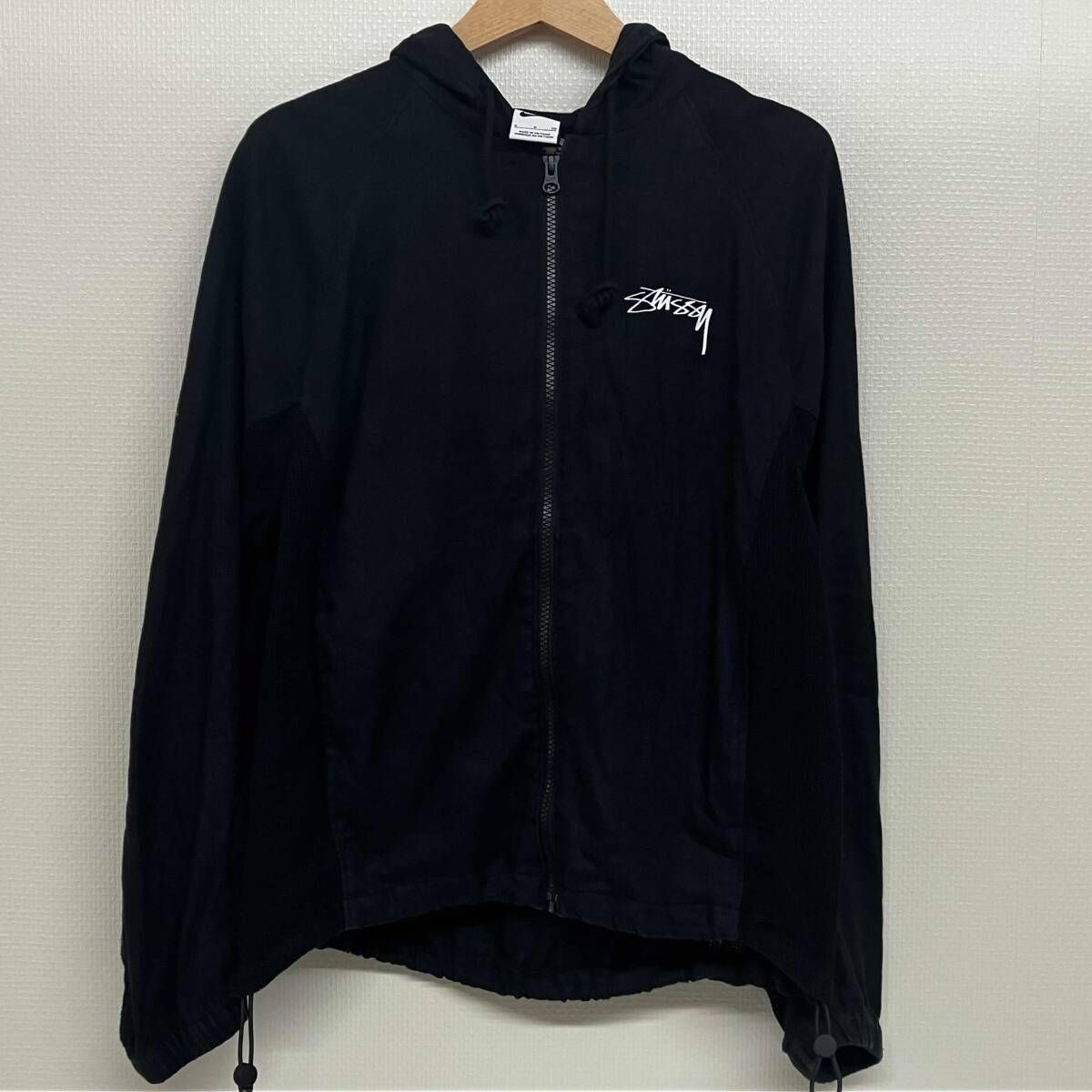 Stussy NIKE U NRG LINEN JACKET HOODIE BLACK ステューシー ナイキ U 
