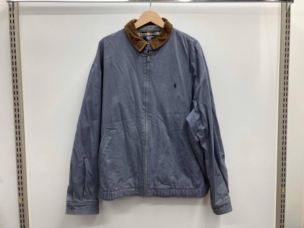 90s POLO RALPH LAUREN ポロラルフローレン スウィングトップ ブルー