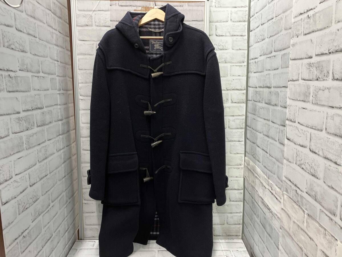 Burberrys 90 s ダッフルコート speciality duffle coating ネイビー ウール バーバリーズ 内側チェック D TK 1486
