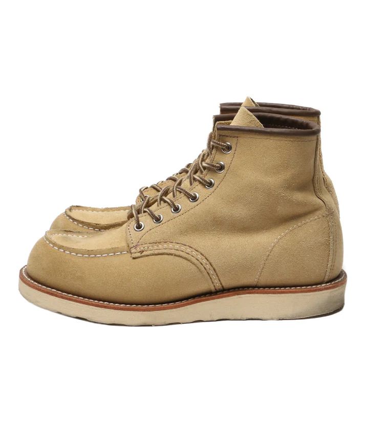 ワークブーツ RED WING classic moc toe 8833 ベージュ 25 5 cm