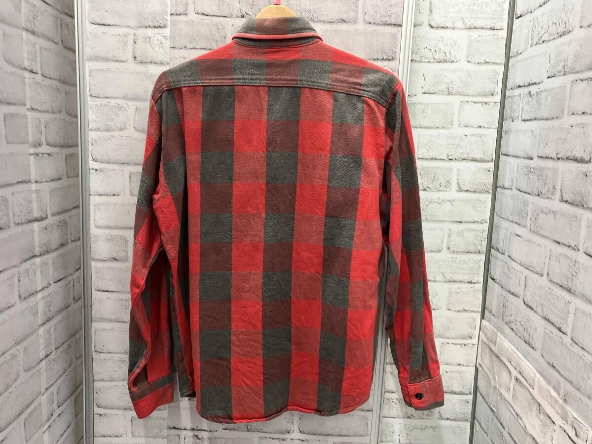 FIVE BROTHER 80 s ネルシャツ Mサイズ チェック レッド ファイブブラザー 古着