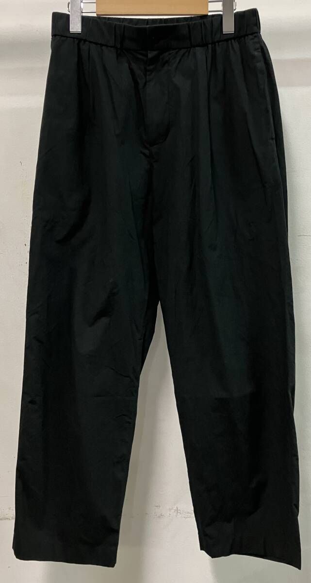 ATON エイトン その他ロングパンツ 7055593 COTTON EASY PANTS ブラック サイズ04 綿