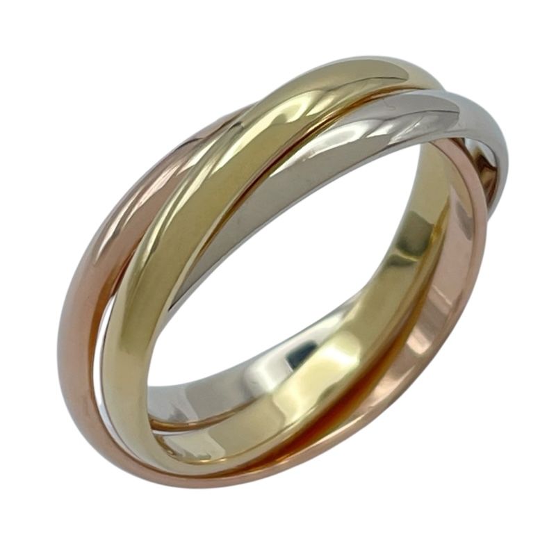 カルティエ Cartier トリニティリングスモール ゴールドxピンクゴールドxホワイトゴールド 750 ジュエリー