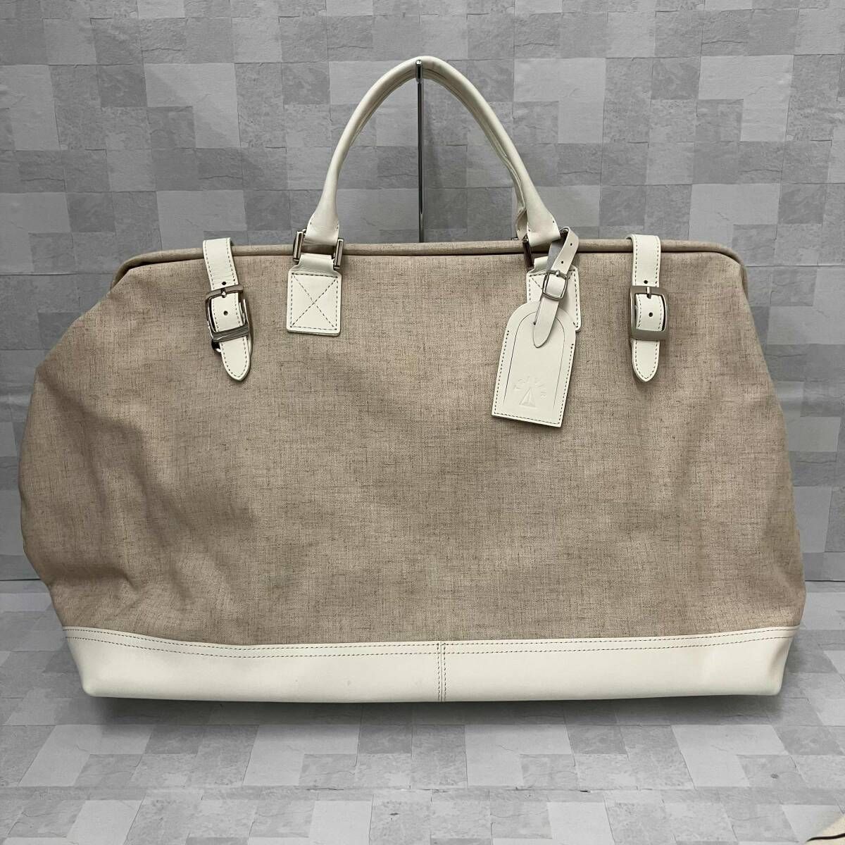 ✨未使用✨TRAVER トレヴァー ガーメントバッグ リネン 2way TRAVER トレヴァー ガーメントバッグ 2WAY ベージュ ショルダー 収納袋