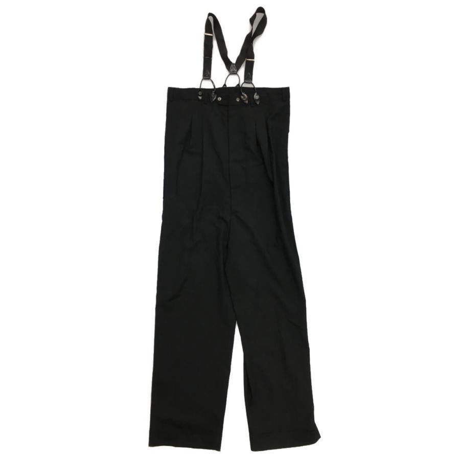 JeanPaulGaultier サスペンダー付きパンツ Jean paul GAULTIER サスペンダーパンツ ブラック ジャンポール