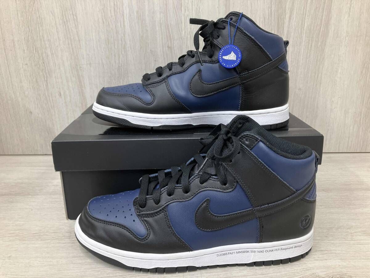 NIKE DUNK HI/F スニーカー 27.5cm ミッドナイトネイビー×ブラック 