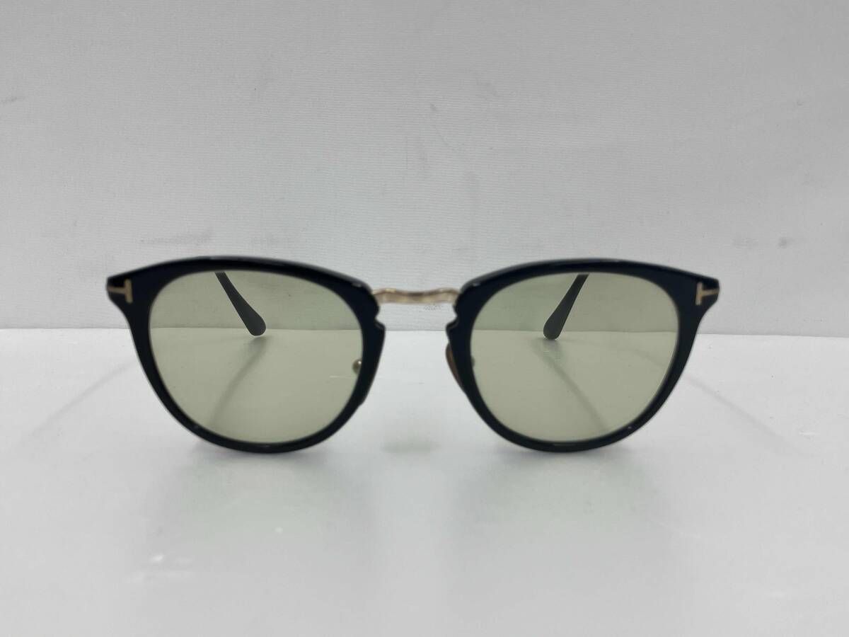 TOMFORD トムフォード サングラス FT 5466 001 コンビフレーム MADE IN ITALY ケース付き ブラック ゴールド 通年