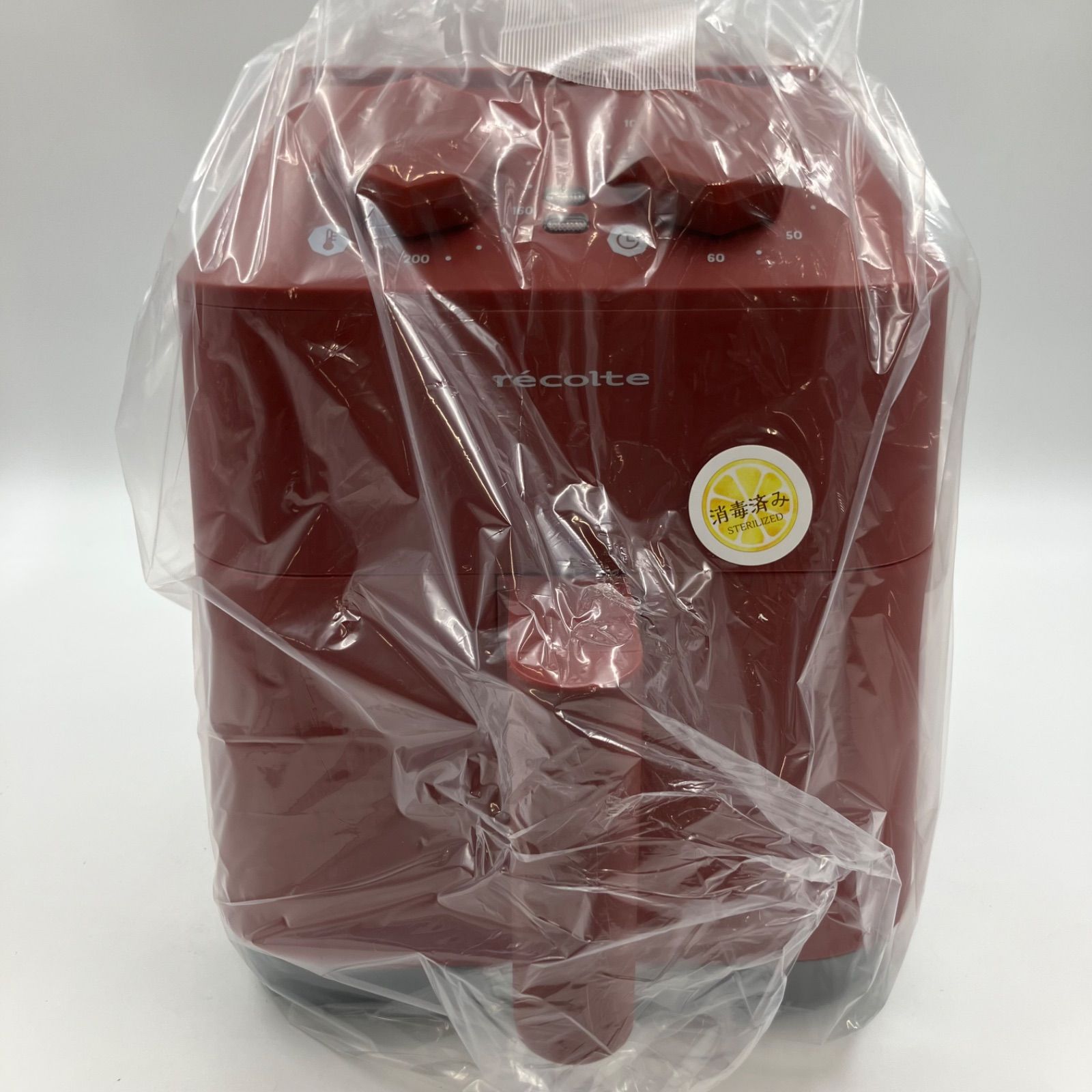 1206 A レコルト エアーオーブン ノンフライヤー エアフライヤー コンパクト 2 8 L 大容量 油なし調理 揚げ物の温め直し 唐揚げ フライドポテト パン 家庭用 RAO 1 recolte Air Oven 本体 レッド