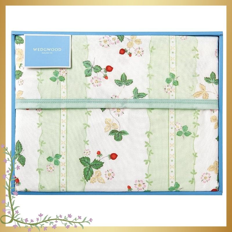 ショップ ウェッジウッド ワイルドストロベリー 綿毛布 ウェッジウッド