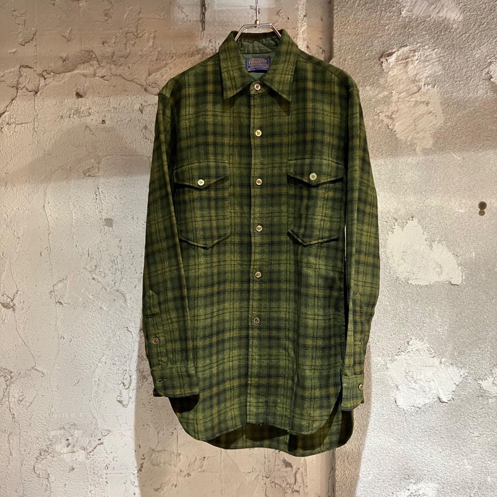 60s～ PENDLETON / ペンドルトン ウールシャツ サイズ15 - メルカリ