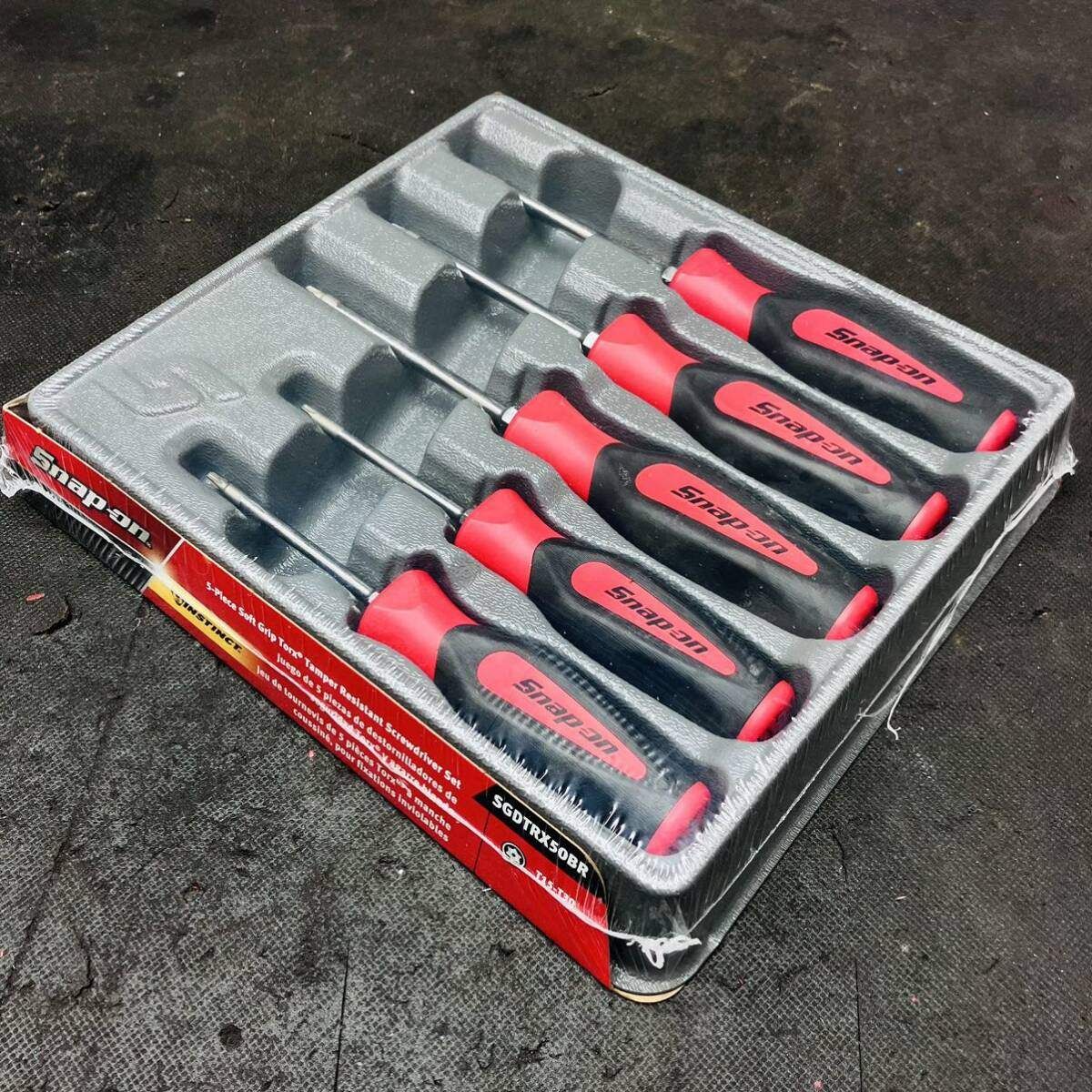 スナップオン Snap on 5 pc TORXInstinct ソフトグリップドライバーセット いじり止めトルクス T 15 30