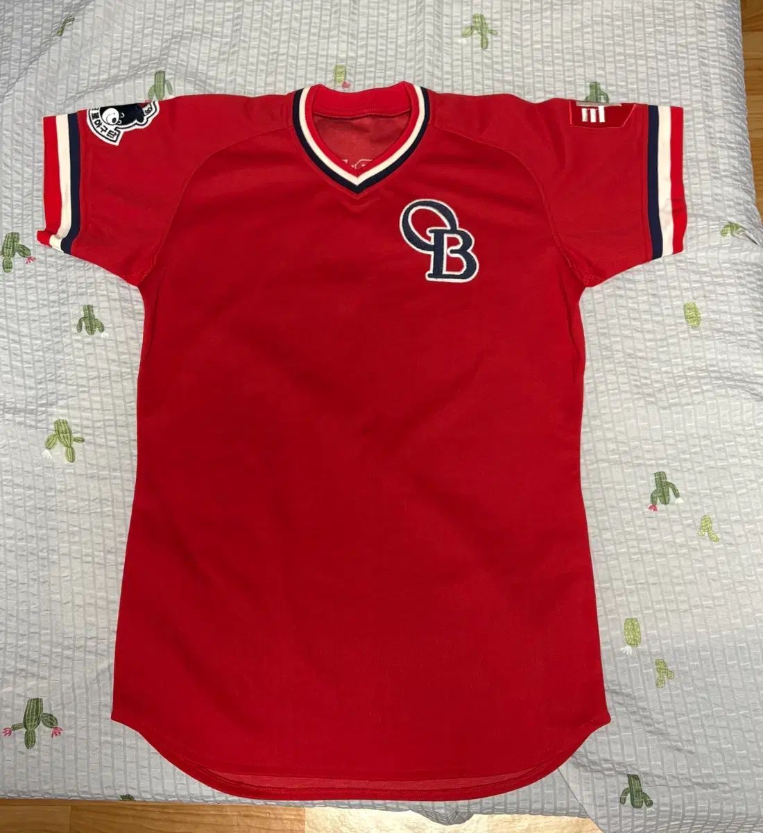 OBベアーズ 80年代 レッド Vネック 練習着 状態良し