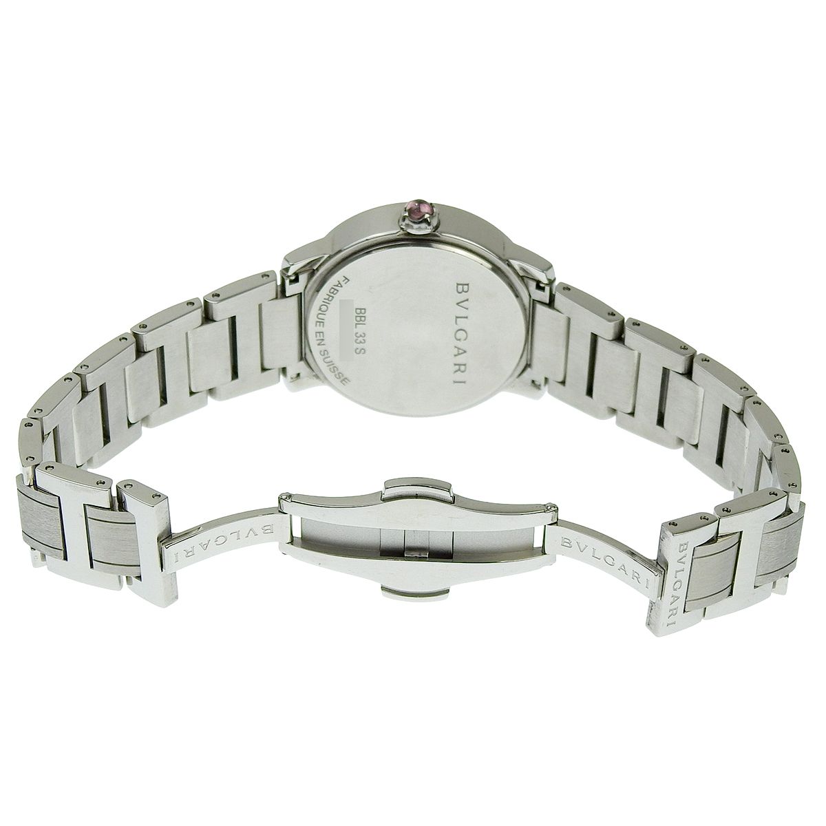  ブルガリ ブルガリブルガリ BBL33S SS ホワイトシェル文字盤 ホワイト 自動巻き ボーイズ 41100089516 アラモード 春コーデ 自動巻き時計 腕時計(アナログ)