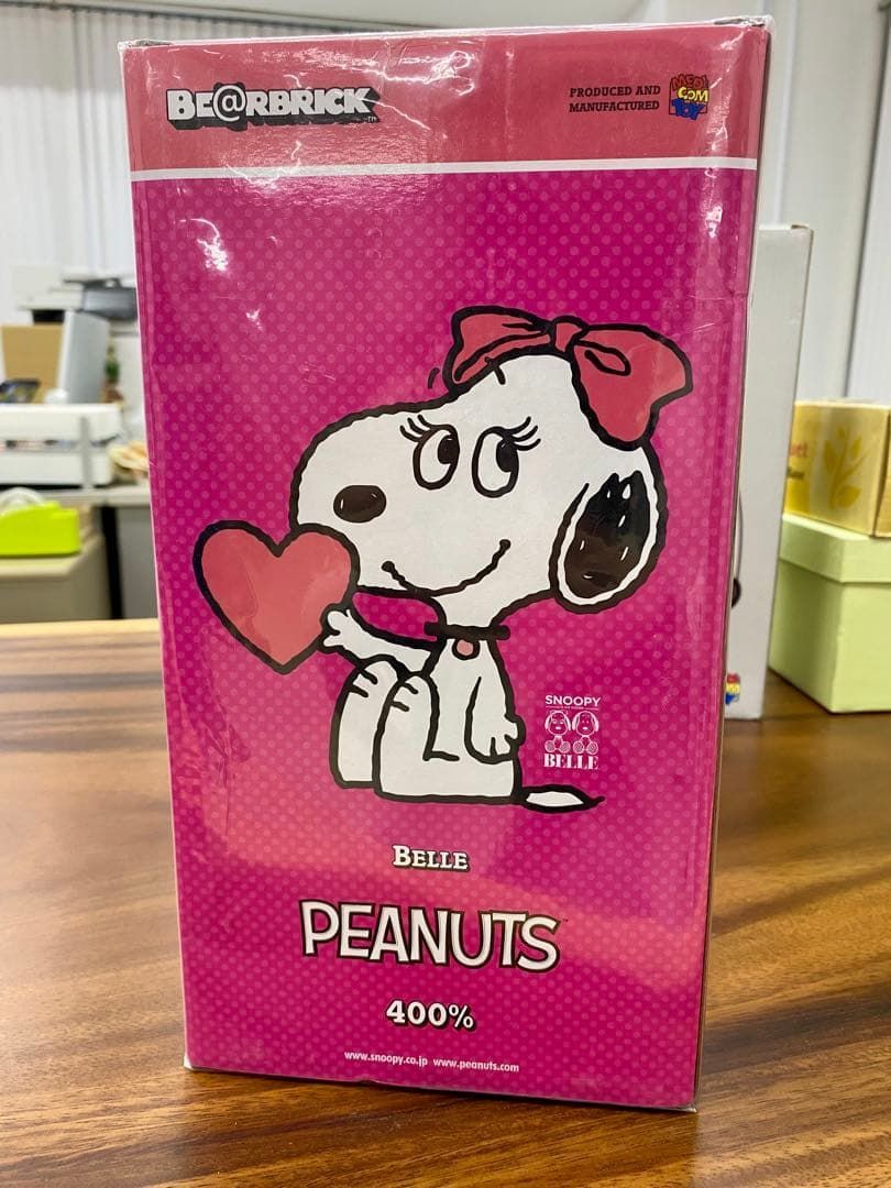 ベアブリック 400 ピーナッツ スヌーピー 妹 ベル BELLE